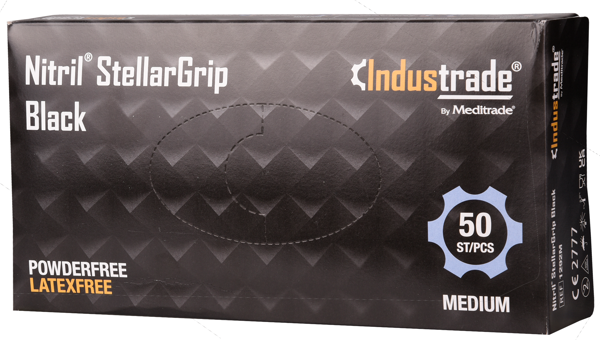 StellarGrip Black Einweghandschuh aus Nitril Gr. L