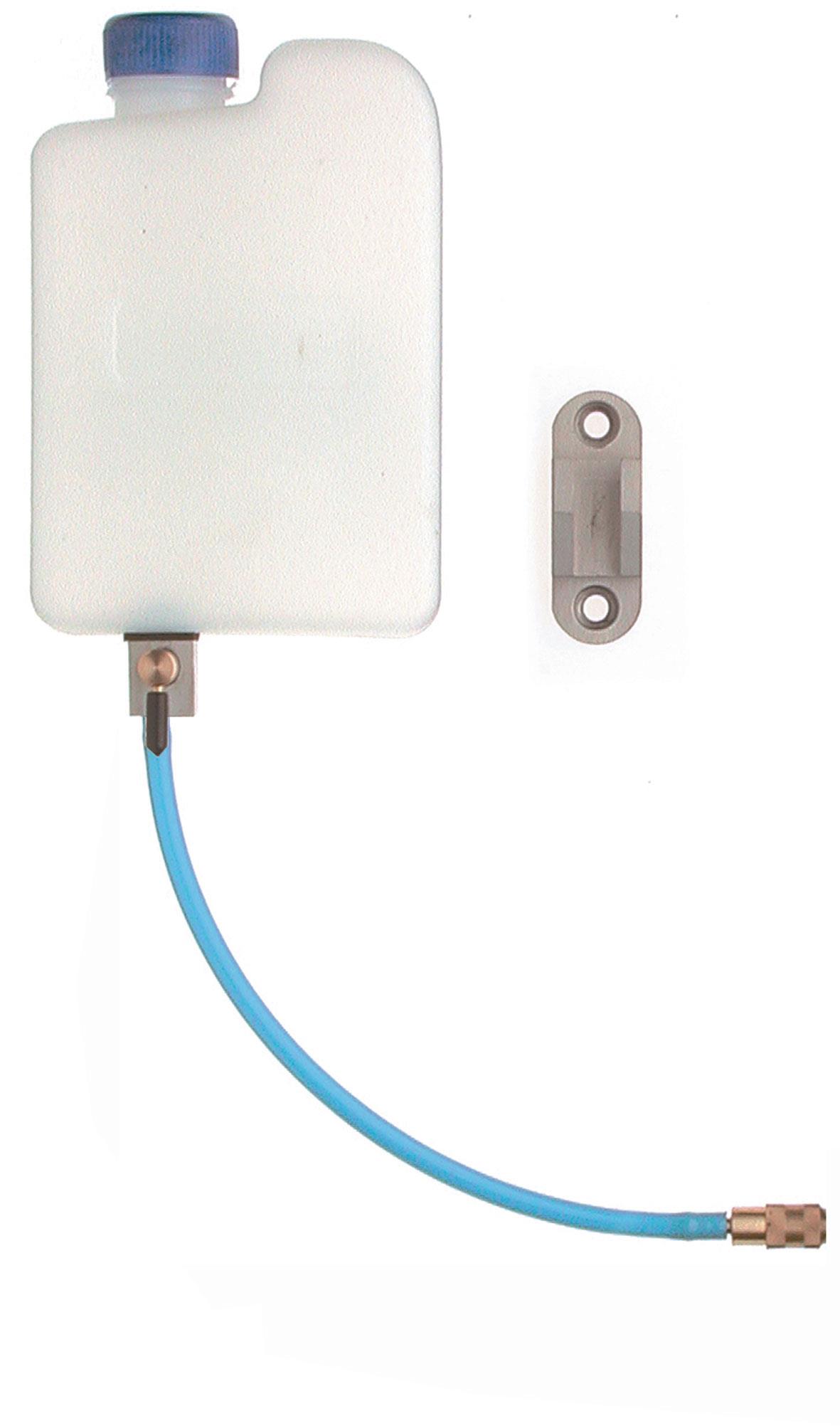 Kühlmittelbehälter inkl. Halterung und Schließhahn mit Schauglas Kühlmittelbehälter inkl. Halterung und Schließhahn mit Schauglas