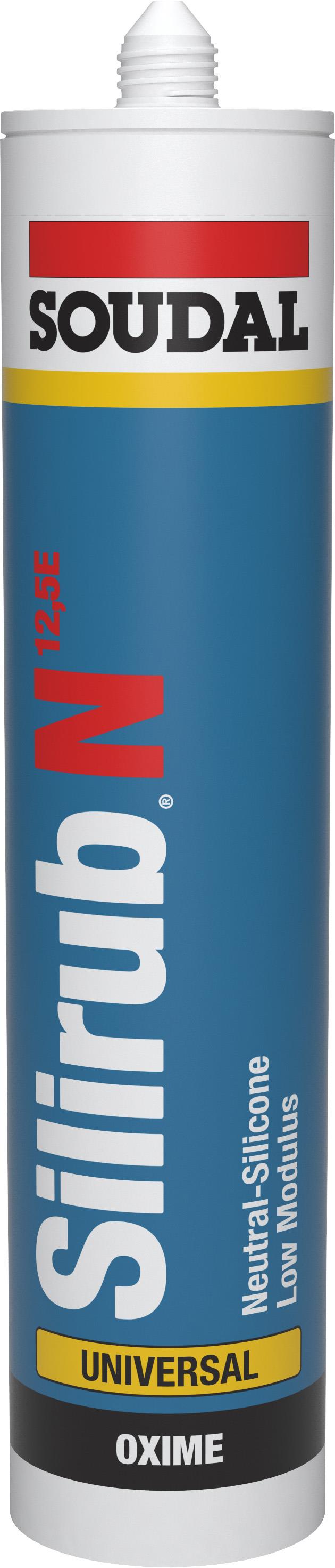 Soudal Silikon Silirub N 12,5E schwarz 300 ml Kartuschen