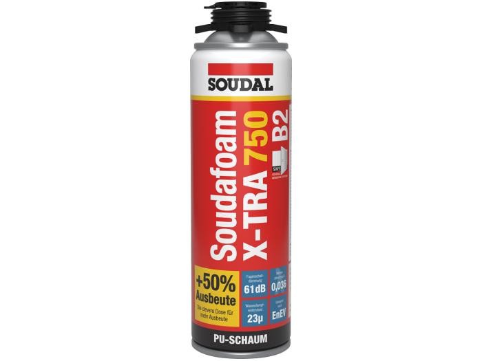 Soudal Pistolenschaum Soudafoam GUN X-tra750 B2 500ml