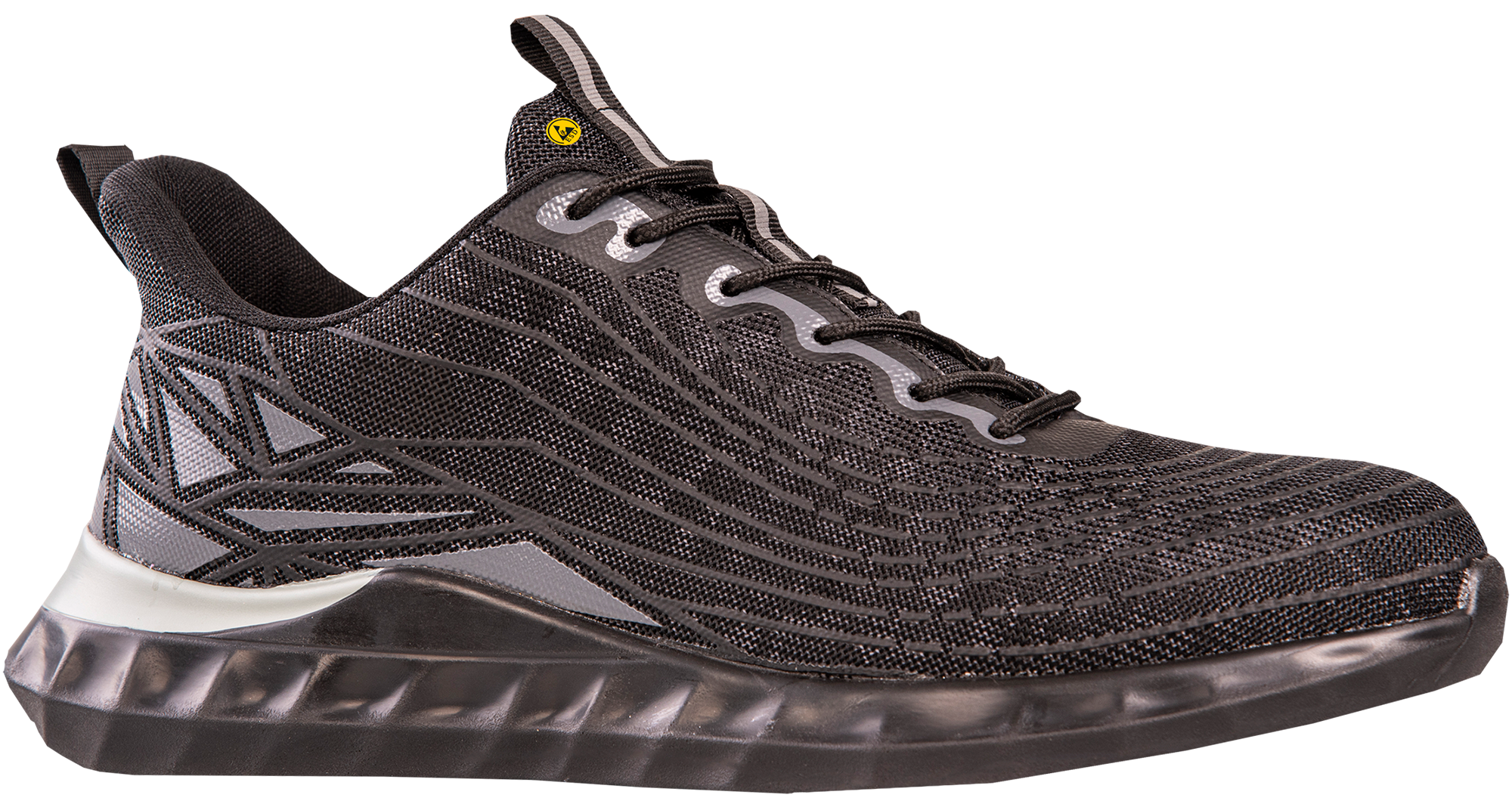 Monza Leichter ESD Sicherheitshalbschuh S1P aus Mesh Gewebe anthrazit Gr. 44