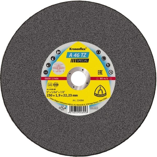 Trennscheiben A 46 TZ 230 x 1,9 x 22,23 mm gerade
