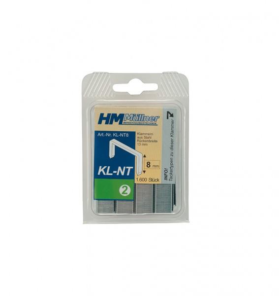 Klammern, Serie NT, L: 12 mm, 800 St pro Packung