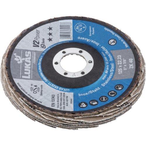 V2 POWER 125***ZK 40 iQ-Serie Schleiflamellenteller für INOX und Stahl (Universeller Einsatz) V2 POWER 125***ZK 40 iQ-Serie Schleiflamellenteller für INOX und Stahl (Universeller Einsatz)