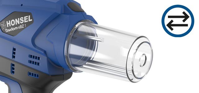 Rivdom eBZ 1 Akku-Blindnietgerät mit 2 Akkus 20V (2,0 Ah), Schnellladegerät (220V/50-60HZ) in L-Boxx