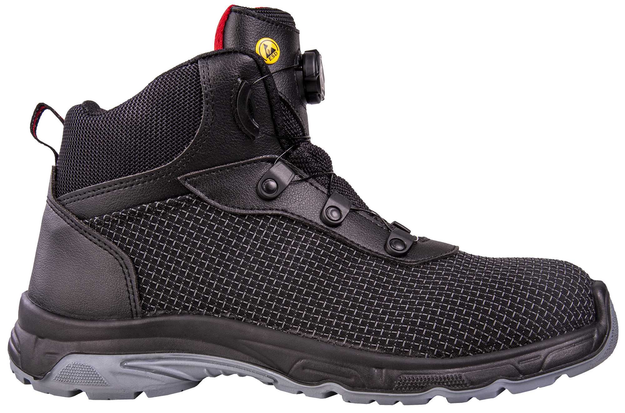 Barcelona Sicherheitshochschuh S3 ESD aus Mesh Gewebe anthrazit