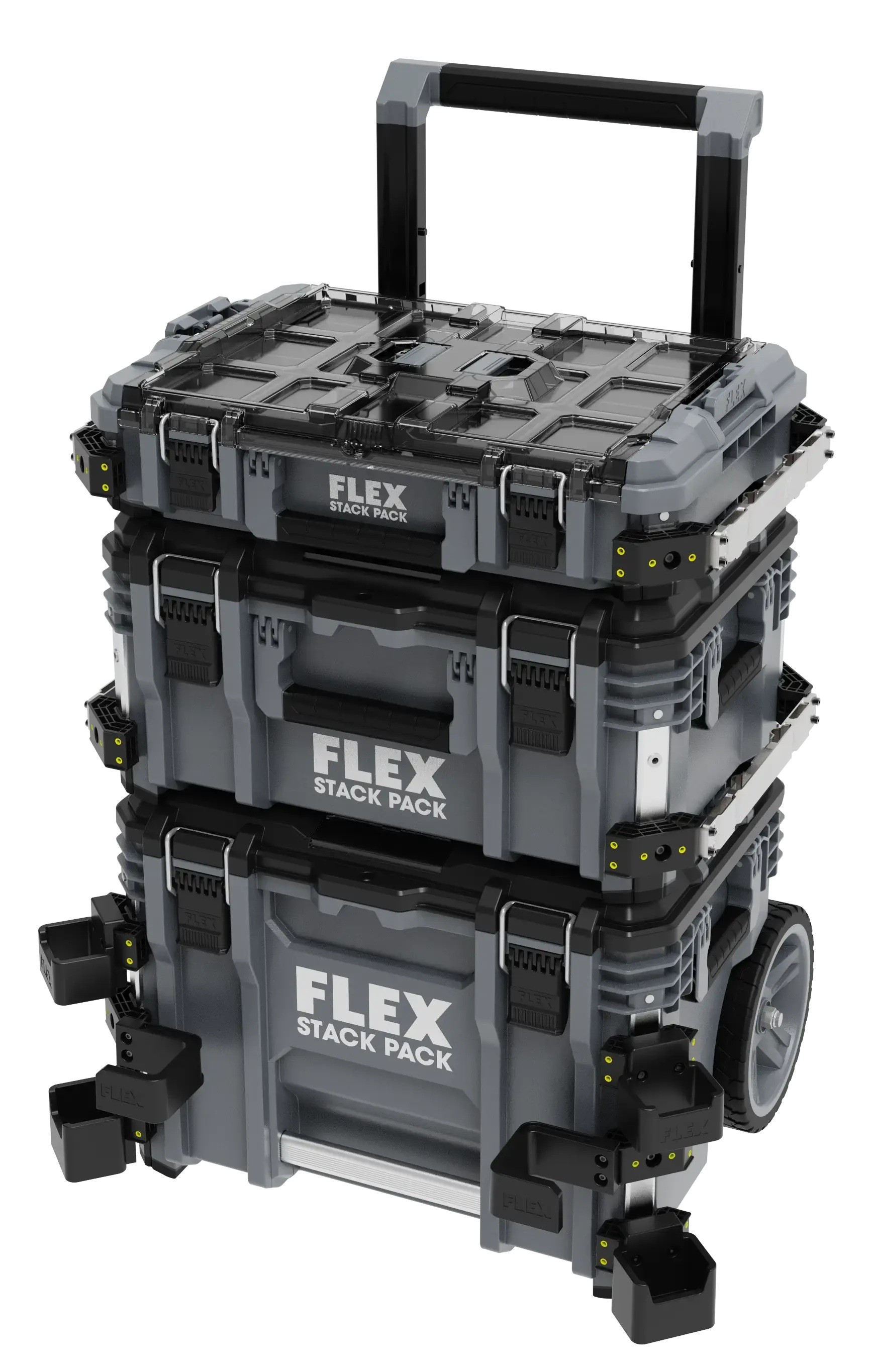 Flex TK-L SP SET-1 Transportkofferset 1 - Trolley mit abnehmbarem Teleskopgriff
