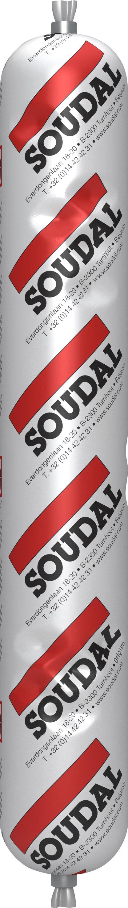Soudal Silikon Silirub N 12,5E grau 600ml Schlauchbeutel